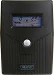 Digitus UPS Line-Ineractive LCD BASIC, 800VA/480W, 1x12V/9A, AVR, 2x Schuko CEE 7/3