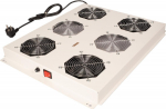 ROLINE Rack - L&uuml;fter Kit - with 4 Fans - Roof - Hellgrau, RAL 7035 - 48.3 cm (19")