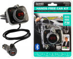 KENNER FM-transmitter Bluetooth, Handsfree, USB quickcharge, USB-C, RGB
