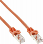 InLine Patchcord SF/UTP, Cat.5e, orange 0.25m (72522O)