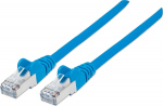 INTELLINET Patchkabel Cat6a-Stecker/Cat7-Rohkabel 10m blue