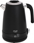 Adler | Kettle | AD 1295b | Electric | 2200 W | 1.7 L | Stainless steel | 360&deg; rotational base | Black
