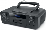 Muse | Portable CD Radio Cassette Recorder With Bluetooth | M-182 DB | AUX in | Black