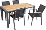 Garden furniture set TAMPERE table and 4 chairs