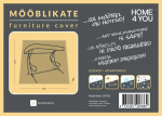 Furniture cover 210x130x165cm, weatherproof