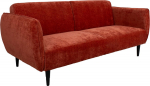 Sofa bed HERMES 3-seater, orange