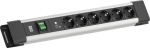 Bachmann CONNECTUS 6xCEE7/3 1xSPD-Plus 1xSchalter 2.0m CEE7/7 Grau