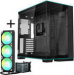 King Kits Lian Li O11D EVO RGB + TRYX PANORAMA SE ARGB Komplett-Wasserk&uuml;hlung - schwarz, 360mm