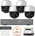 monitoring kit Imou 4x camera Cruiser 4MP POE