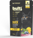 BULT BULTI Superfoods Duck mince with blueberries and dandelion Mono - wet cat food - 100g