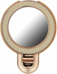 Skrzynkazdrewna Phone stand CIRCLE MIRROR - sticky - gold