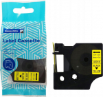 Tape DYMO D1 40918 9mm x 7m S0720730 black on yellow replacement