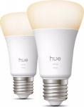 Philips Hue W 1100 A60 2P EU | E27 | 9.5 W | Soft white light | Bluetooth and Zigbee