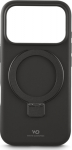 Hama White Diamonds Mag Urban Stand Case, Cover, Apple, iPhone 17 Pro, 16 cm (6.3"), Schwarz