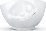 FIFTYEIGHT PRODUCTS FIFTYEIGHT Schale 500ml - Gl&uuml;cklich wei&szlig;