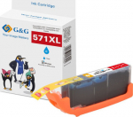 G&G HXL-Cartridge compatible with CLI-571XLC/ 0332C001