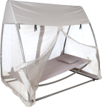 Hammock SUNDAY with canopy, taupe