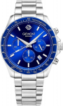 Giewont Men's Chronograph Sapphire Watch / silver/blue