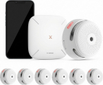 X-Sense FS61 6 1 RF-Smoke detector set with Gateway 6&times;XS01-M 1&times;SBS50