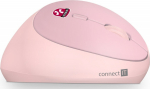 Mysz Connect IT CONNECT IT FOR HEALTH LADIES PINK Wireless vertical ergonomic mouse pink