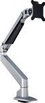 Multibrackets M VESA Gas Lift Arm Single Silver | VESA 75x75-100x100 | Max 10kg | Table clamp mount | Silver