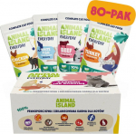 ANIMAL ISLAND Turkey / White fish / Beef / Chicken Fillets in broth - wet cat food - 80x85g