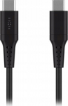 Kabel USB Fixed USB-C - USB-C 0.3 m Czarny (FIXDLS-CC03-BK)