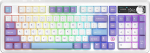 Ajazz Klawiatura gamingowa mechaniczna AK980 Gift Switch-V2-White-Model-With-Screen RGB