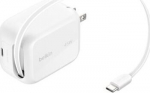 Belkin UltraCharge - power adapter - revocable GAN - 45 watt - Fast Charge - 2 output contacts (USB-C) - vit