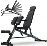 Zipro Core Control Multifunctional dumbbell bench with preacher bench