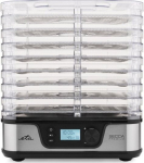 ETA Food dryer | ETA930190000 Secca Premium | Power 380 W | Number of trays 8 | Temperature control | Integrated timer | Silver