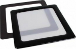 DEMCiflex Staubfilter 80mm, square - schwarz/wei&szlig;
