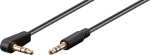 Wentronic Goobay 3.5 mm male - 90&deg; 3.5 mm male - audio cable, 1 m