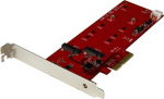 StarTech.com 2X M.2 SSD CONTROLLER - PCIE,