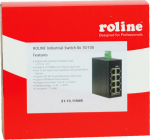 ROLINE Industrie - Switch - unmanaged - 8 x 10/100