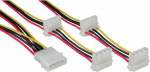 InLine Molex - Molex x4, 0.55m, Multicoloured (29654A)