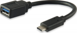 Equip Adapter USB-C->USB-A3.0 OTG Adapt.St/Bu 0.15m schwarz