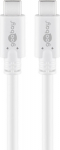 Wentronic goobay USB Type-C kabel 1m Hvid