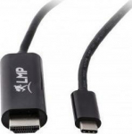 Kabel USB LMP USB-C - HDMI 1.8 m Czarny (USBC-HDMI-B)