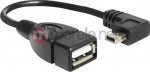 Adapter USB Delock miniUSB - USB Czarny (83245)