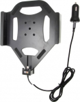 Tahvelarvuti autohoidja Brodit Active holder for iPad Air 9.7" cig-plug 12V, Lightning pistik, laadimiskaabel 123cm, L235xH200xD51mm