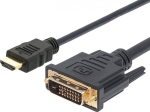 Techly HDMI zu DVI-D Kabel 3m schwarz