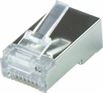 Logilink Modular RJ45 Plug Cat.6A STP, 50 St&uuml;ck