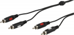 Vivanco kaabel 2xRCA - 2xRCA 1.5m (46012)
