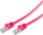 Shiverpeaks RJ45 Patchkabel S/FTP, Cat7 LSZH 1.0m magenta