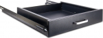 Inter-Tech SWSD-650/1000 - Rack drawer - Schwarz, RAL 9005 - 2U - 48.3 cm (19")