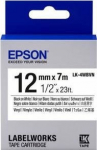 EPS Epson LK-4WBVN - Vinyl - Black on white - Rolle (1.2 cm x 7 m) 1 Rolle(n) label tape - f&uuml;r LabelWorks LW-1000, LW-300, LW-400, LW-600, LW-700, LW-K400, LW-Z700, LW-Z710, LW-Z900