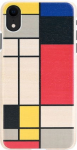 MAN&WOOD MAN&WOOD SmartPhone case iPhone XR mondrian wood white