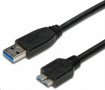 Kabel USB PremiumCord USB-A - microUSB 2 m Czarny (ku3ma2bk)