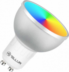Tellur WiFi LED Smart Bulb GU10, 5W, White/Warm/RGB, Dimmer